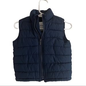 Old Navy Toddler Puffer Vest in Navy Blue